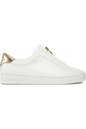 Michael Kors Skor, Dam, 35 EU, Bomull, Keaton Sneakers med dragkedja