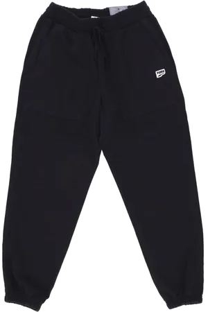 PUMA Byxor, Herr, L, Bomull, Svarta Downtown Sweatpants Elastisk Midja