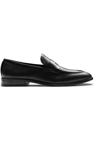 Fabi Skor, Herr, 43 EU, Läder, Svarta läderformella loafers