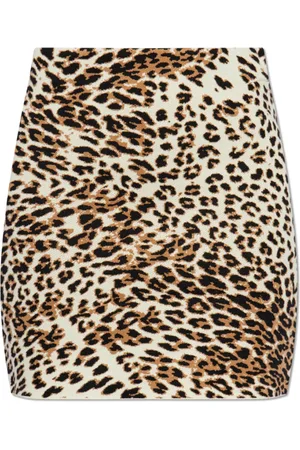 Gestuz Kjol, Dam, XS, Polyester, Kjol med djurtryck