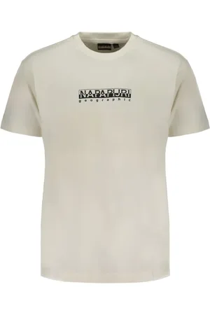 Napapijri Topp, Herr, S, Tryck Logo Kortärmad T-shirt