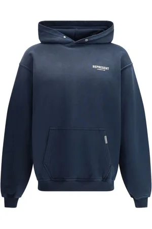 Represent Sweatshirts & Hoodies, Herr, M, Bomull, Monogram bomullshoodie med justerbar huva