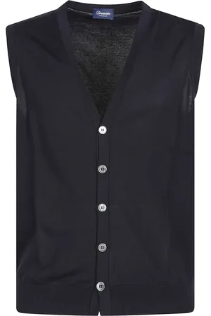 DRUMOHR Jacka, Herr, 2Xl, Stilig Ullväst för Män