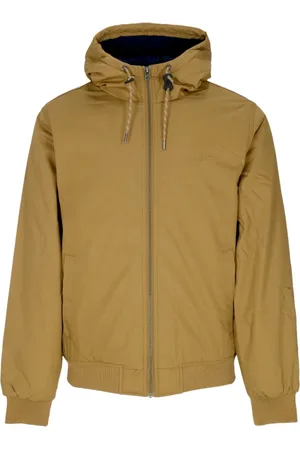 Element Jacka, Herr, XS, Bomull, Guld Vattenavvisande Jacka med Justerbar Huva