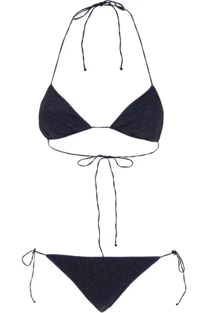 Oseree Badkläder, Dam, M, Blå Bikini med Knäppning