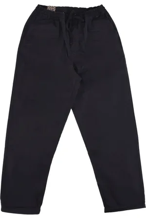 Vans Byxor, Herr, L, Bomull, Svarta Baggy Tapered Elastiska Midjbyxor