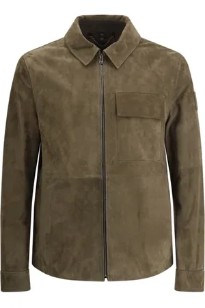 Belstaff Jacka, Herr, M, Mocka, Klassisk mockajacka med dragkedja