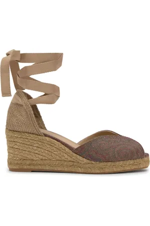 Castaner Skor, Dam, 38 EU, Jute, Kilsandaler MED 7 CM Klack