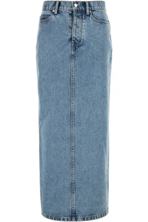 Alexander Wang Kjol, Dam, W26, Denim, Denim Smyckad Kjol