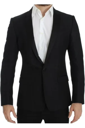 Dolce & Gabbana Jacka, Herr, S, Svart Slim Fit Blazer Jacka