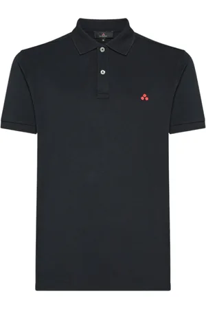 Peuterey Topp, Herr, XL, Blå Polo Plantago 02 T-shirt