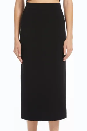 Max Mara Kjol, Dam, S, Svart Pure Kjol