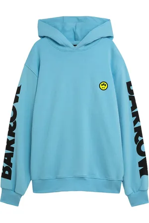 BARROW Sweatshirts & Hoodies, Herr, M, Blå Hoodie för en snygg look
