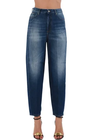 Dondup Jeans, Dam, W29, Bomull, Låg midja wide leg jeans Bessie modell