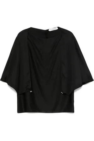 Lanvin Blusar & Skjortor , Dam, M, Stilren Open Sleeve Top