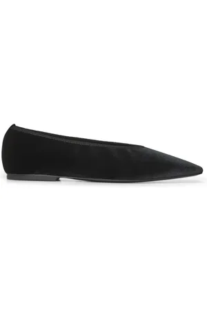 Totême Skor, Dam, 36 EU, Läder, Svarta Läder Slip-On Skor
