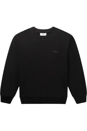 BALR. Sweatshirts & Hoodies, Herr, L, Bomull, Logo Crewneck Sweatshirt Jet