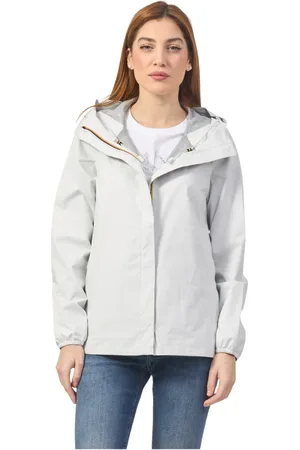 K-Way Jacka, Dam, M, Polyester, Vit Midjässäsong Jacka Marguerite