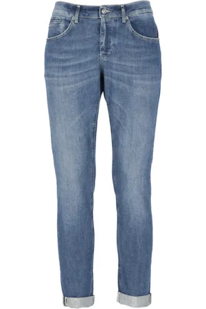 Dondup Jeans, Herr, W36, Bomull, Blå Skinny Bomulls Jeans med Fickor
