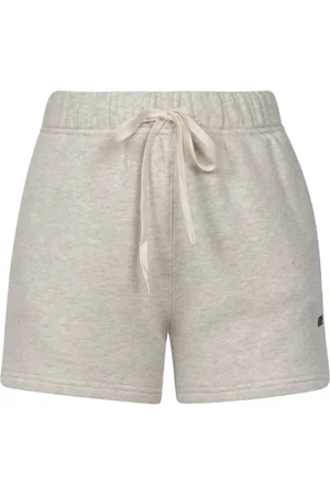 Autry Shorts, Dam, XS, Bomull, Sportiga Felpa Shorts med Broderad Logotyp