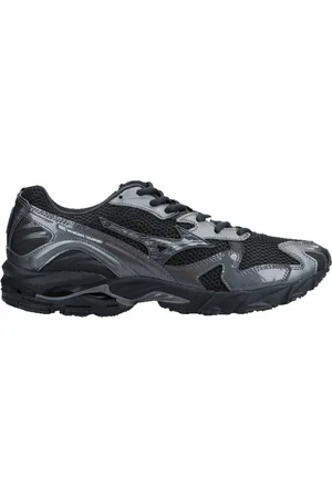 Mizuno Skor, Herr, 44 1/2 EU, Läder, Grå Wave Rider 10 Sneakers