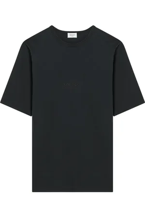 Saint Laurent Topp, Herr, XL, Kortärmad Rund Hals T-shirt