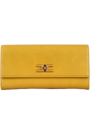 Elisabetta Franchi Accessoarer, Dam, ONE Size, Front Logo Clip Stängning Axelväska