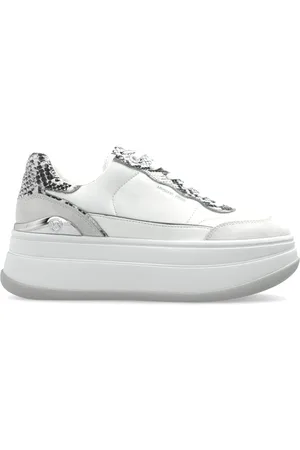 Michael Kors Skor, Dam, 37 1/2 EU, Läder, Hayes platform sneakers