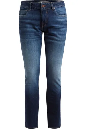 Guess Jeans, Herr, W32, Denim, Klassiska Denim Jeans med Fem Fickor