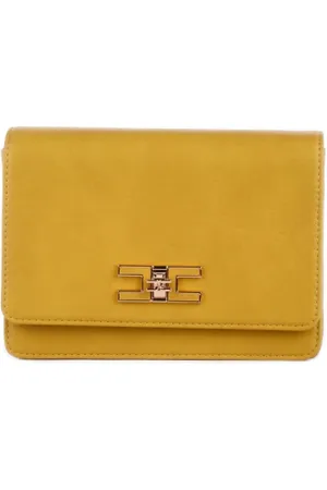 Elisabetta Franchi Accessoarer, Dam, ONE Size, Front Logo Crossbody Väska