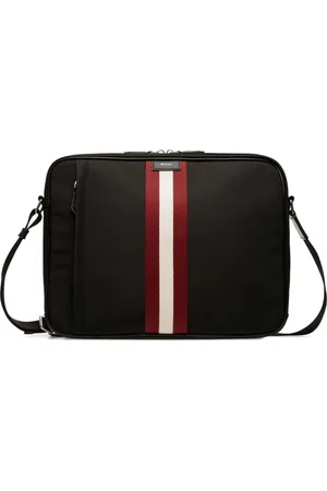Bally Väska, Herr, ONE Size, Svart Crossbody-väska med Framficka