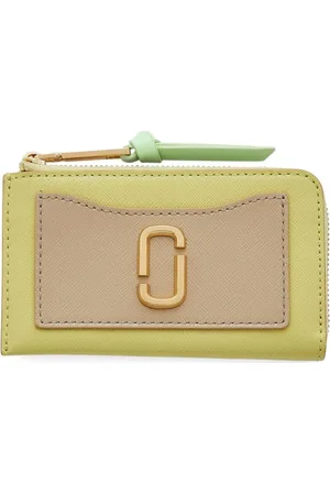 Marc Jacobs Accessoarer, Dam, ONE Size, Grön Snapshot Plånbok med Kortplatser