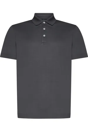 HERNO Topp, Herr, S, Bomull, Bomull Polo Krage T-shirts och Polos