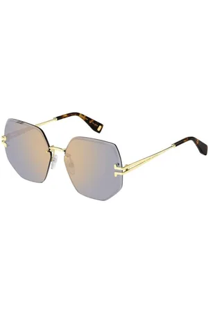 Marc Jacobs Accessoarer, Dam, ONE Size, Snygga spegelglas metall solglasögon