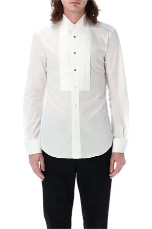 JUNYA WATANABE Skjorta, Herr, L, Bomull, Elegant Smoking Skjorta för Män