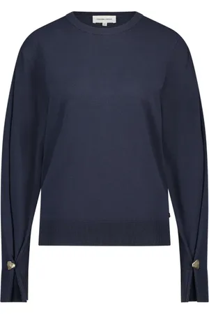 Fabienne Chapot Stickade tröjor & koftor, Dam, M, Tweed, Molly Button Pullover