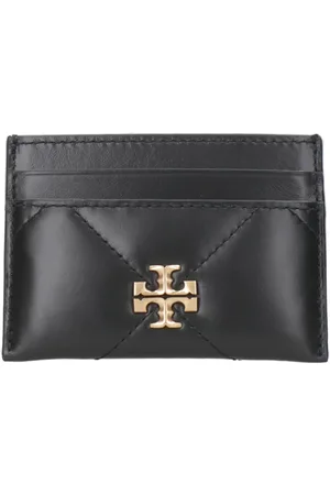 Tory Burch Accessoarer, Dam, ONE Size, Läder, Svart Nappa Läder Korthållare