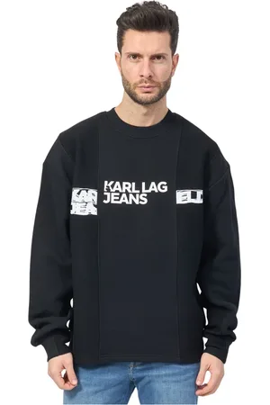 Karl Lagerfeld Sweatshirts & Hoodies, Herr, L, Tröjor Svart