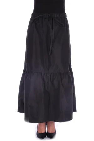 Aspesi Kjol, Dam, S, Polyester, Maxi Kjol med Justerbar Midja