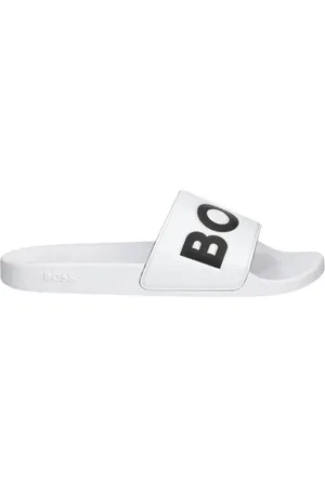 HUGO BOSS Skor, Herr, 41 EU, Tryckta PVC-tofflor för Män