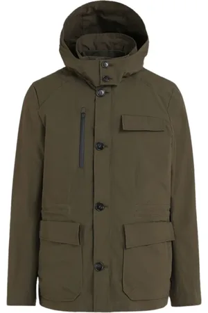 Woolrich Jacka, Herr, M, Bomull, Grön Stag 3-i-1 Vattentät Field Jacket