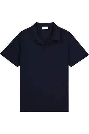 NN.07 Topp, Herr, 2Xl, Bomull, Navy Polo Shirt Cotton Jersey