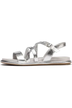 Wonders Skor, Dam, 41 EU, Läder, Sandalias Izora Plata, Color: Metalizados