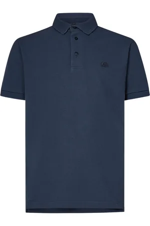 Etro Topp, Herr, M, Bomull, Blå Polo Elegant Logobrodyr