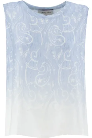 ERMANNO SCERVINO Topp, Dam, L, Linne, Lätt Viskos Tanktop