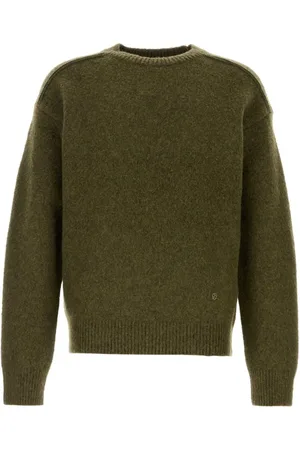 Burberry Stickade tröjor & koftor, Herr, M, Kashmir, Kashmirulltröja Långärmad Herr