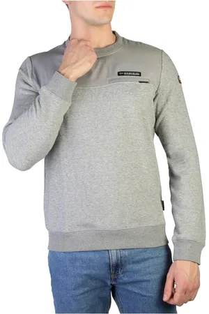 Napapijri Sweatshirts & Hoodies, Herr, S, Bomull, Herr Fleecefodrad Sweatshirt