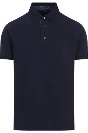 Etro Topp, Herr, M, Bomull, Blå T-shirt för män