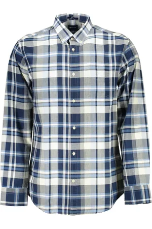 GANT Skjorta, Herr, S, Blå Långärmad Skjorta Button Down