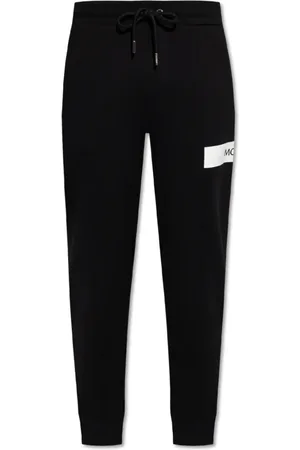 Moncler Byxor, Herr, S, Bomull, Sweatpants med logopatch
